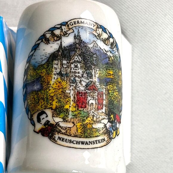 3 Disney Parks Germany Shot Glasses Featuring Munich & Neuschwanstein Castle. - Picture 3 of 11